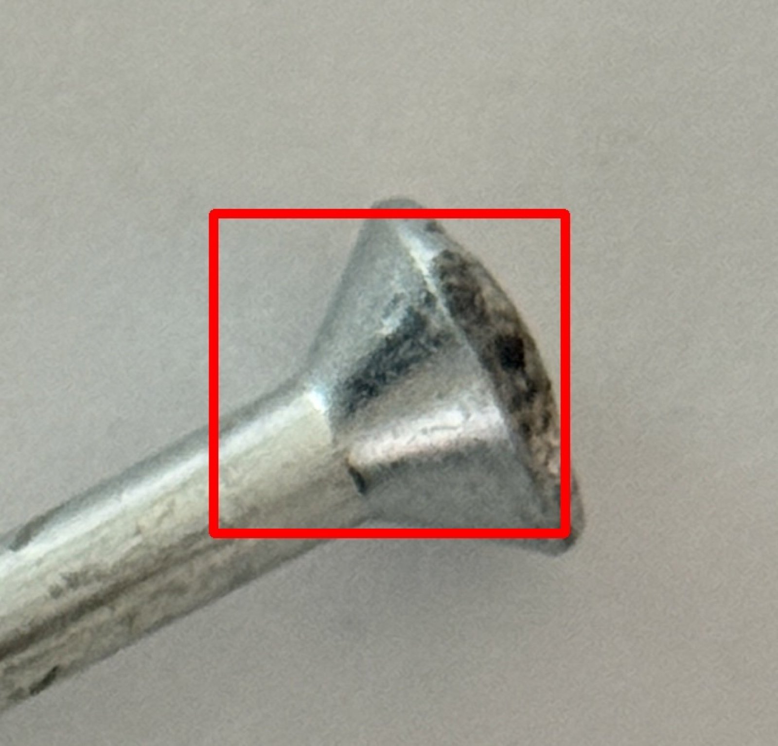 Head damage — Box on the damaged area, not the whole head.